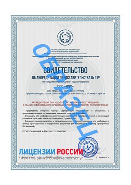 Свидетельство аккредитации РПО НЦС Алушта Сертификат РПО