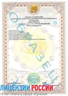 Образец сертификата соответствия (приложение) Алушта Сертификат OHSAS 18001